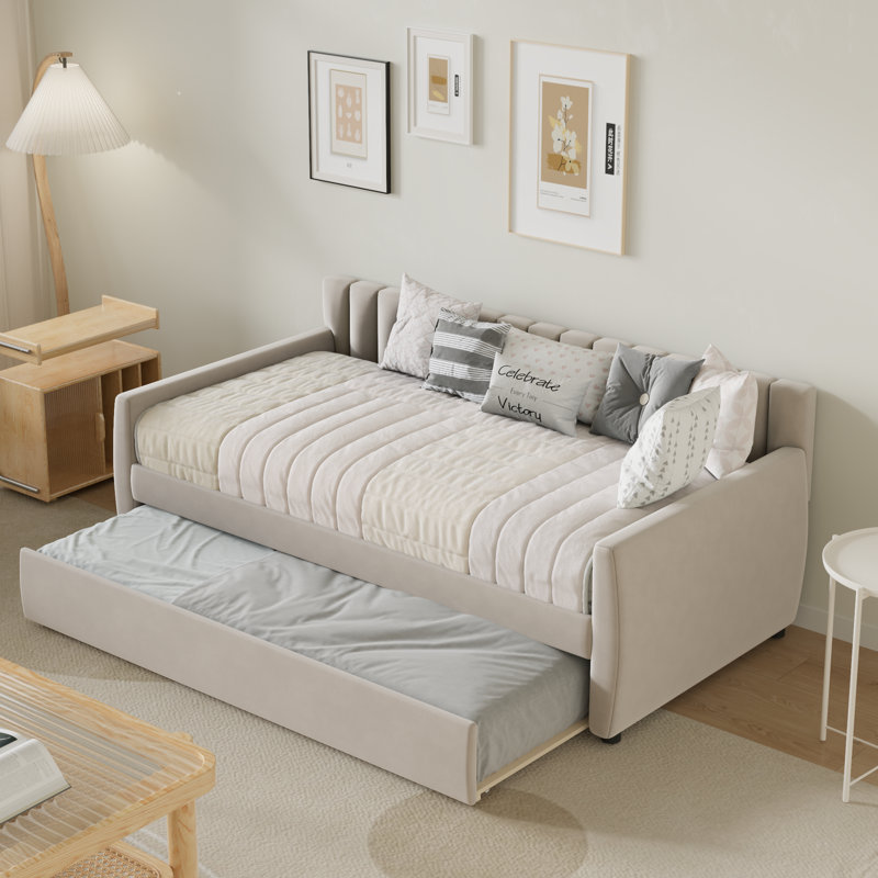 Full size velvet daybed sales